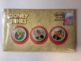 2015 Looney Tunes Medallion PMC. Three Medallion Set. Tweety, Sylvester, Daffy Duck. 3500 Made.