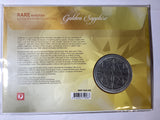 2017 Rare Beauties. Golden Sapphire. Melb Coin Exhibition. 250 Made.
