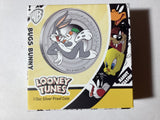 2018 1/2oz Silver Proof Coloured Coin. Looney Tunes. Bugs Bunny.