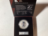 2021 $1 1oz Silver Frosted Uncirculated Coin. ACDC.