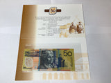 1997 Uncirculated NPA Folder Deluxe Set. $100, $50, $20, $10, $5.