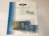 1997 Uncirculated NPA Folder Deluxe Set. $100, $50, $20, $10, $5.