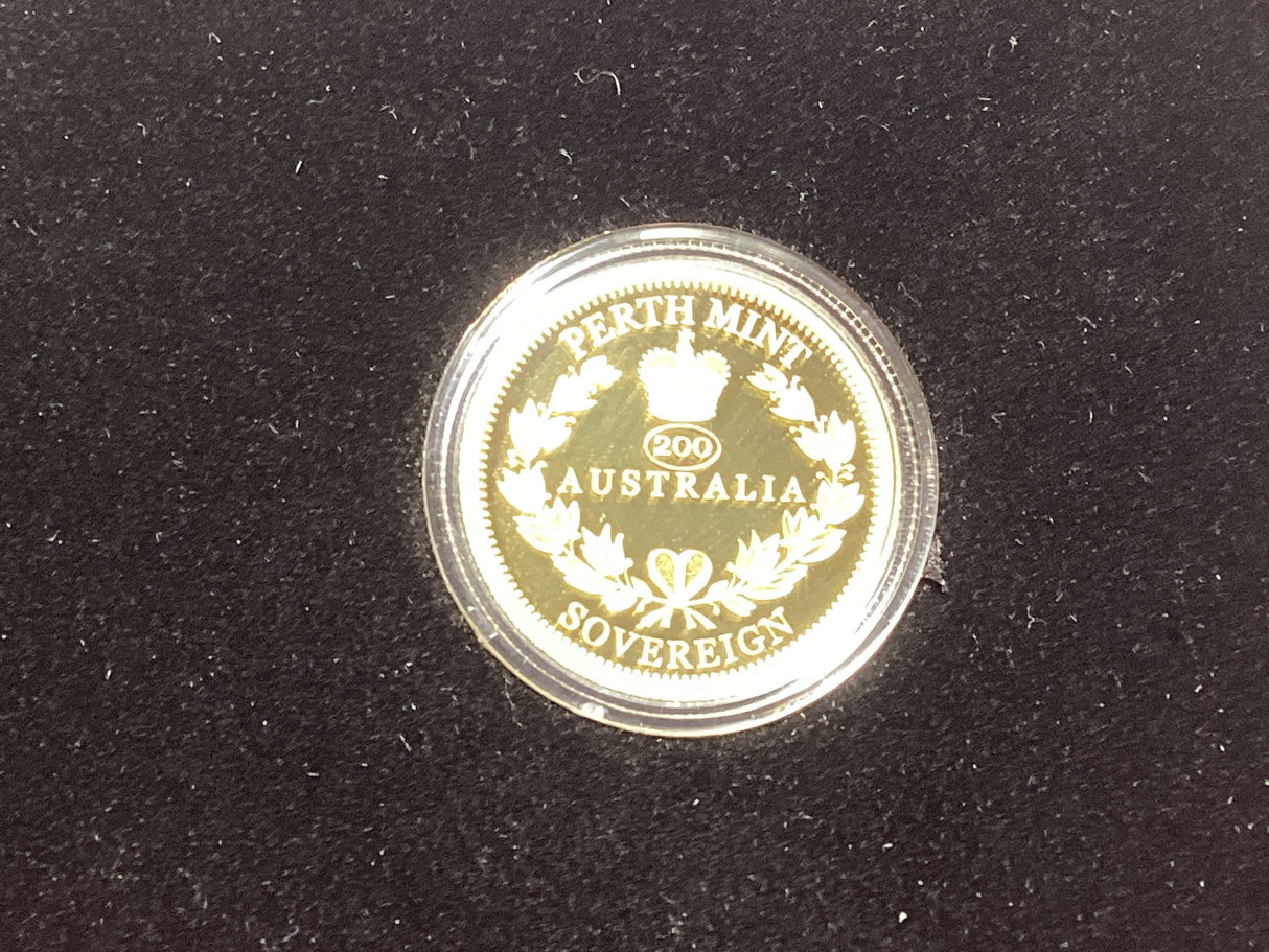 2019 $25 Australian Gold Proof Sovereign.