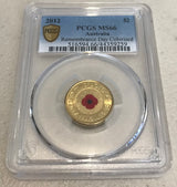 2012 $2 Red Poppy MS66