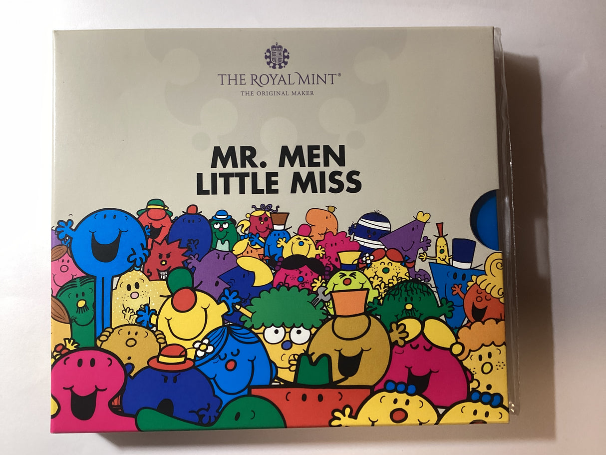 2020 The Royal Mint. Mr. Men Little Miss. Three Coin Set.