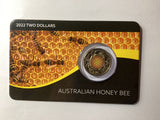 2022 $2 Honey Bee. Carded Coin. Downies