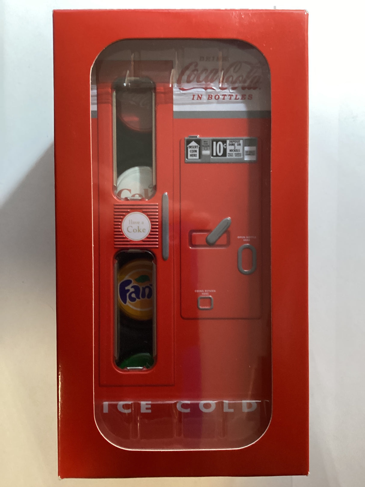 2020 Coca-Cola Vending Machine. Four Coin Silver Proof Set.