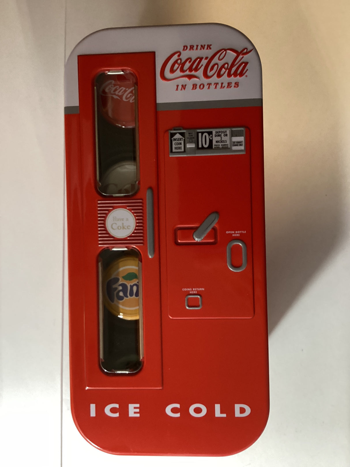 2020 Coca-Cola Vending Machine. Four Coin Silver Proof Set.