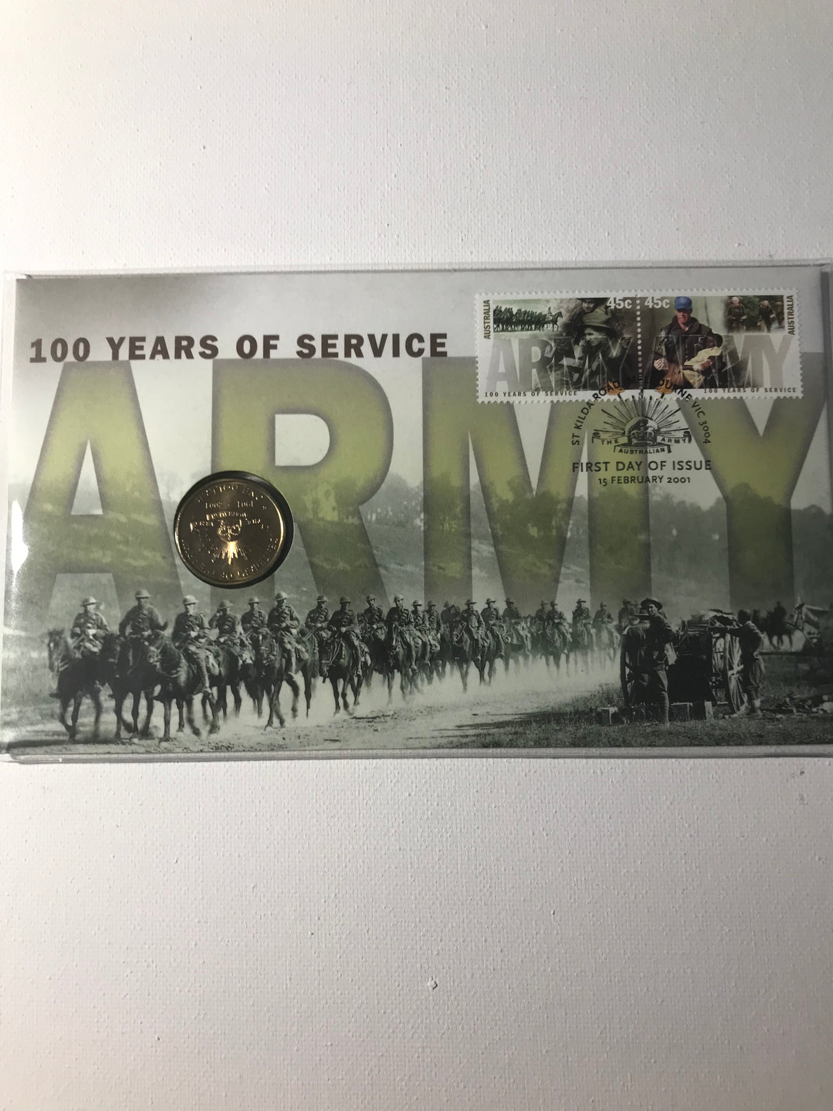 2001 PNC $1. 100 Years of Service Army