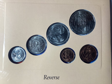 1971 Australian Uncirculated Coin Set. Sherwood.