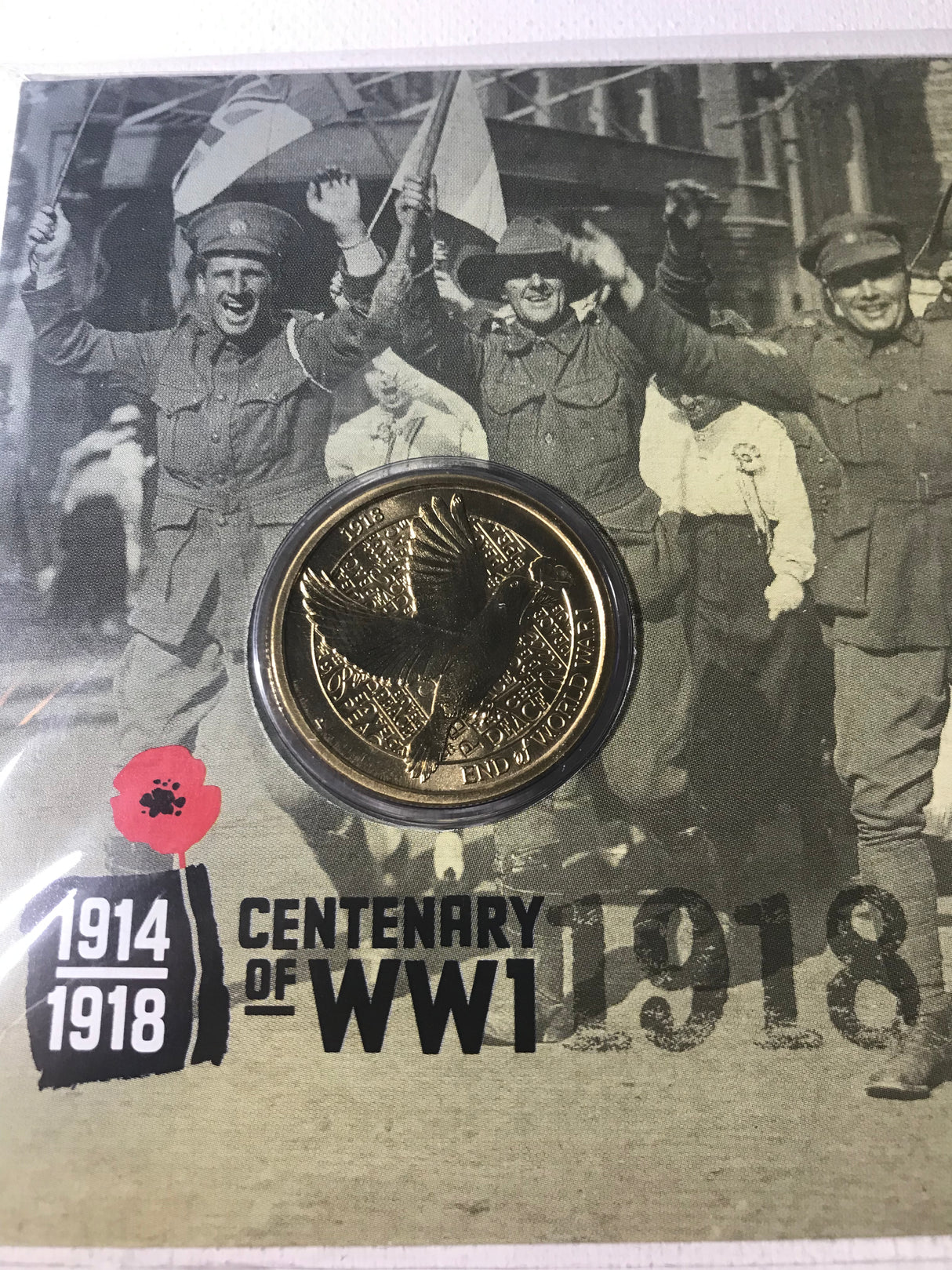 2018 PNC $1. Centenary of World War 1. Armistice