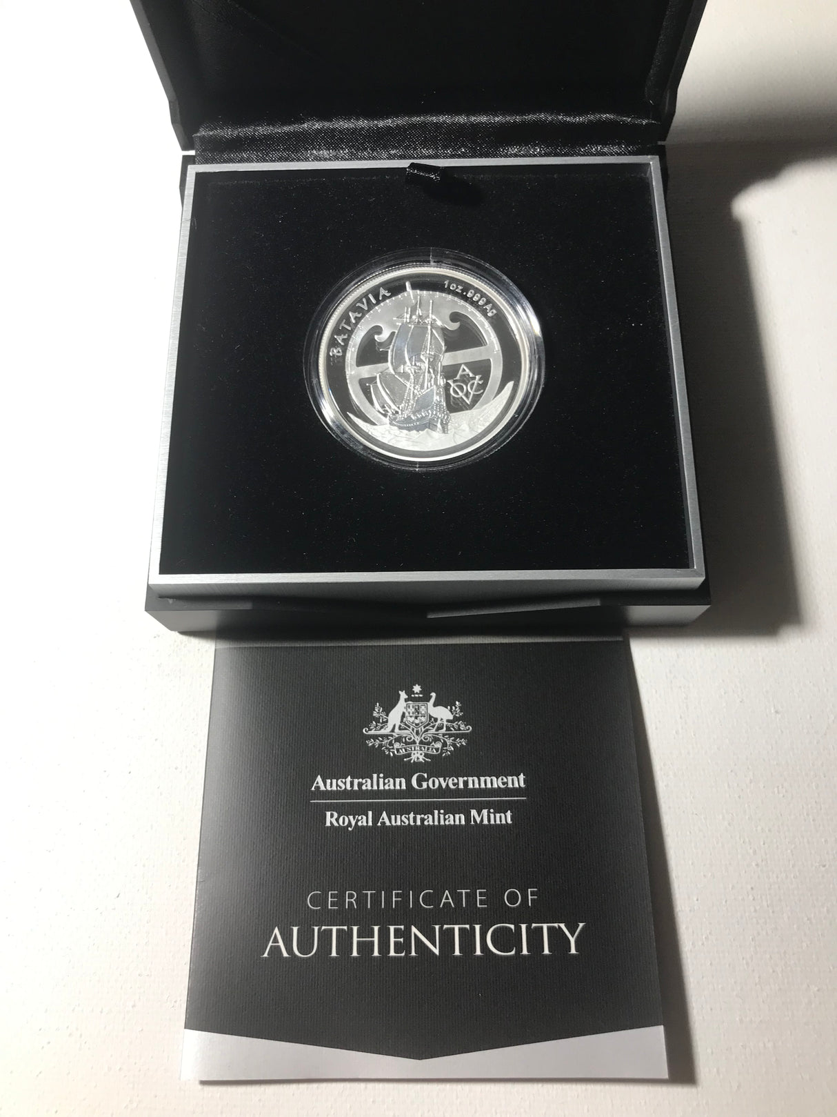 2015 $5 Drama On The High Seas Batavia Silver Proof Coin