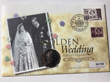 1997 50c PNC. Golden Wedding Anniversary First Day Cover.