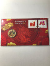 2021 PNC $1 Happy Chinese New Year. Dragon with OX Stamps.