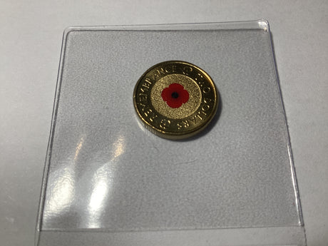 2012 $2 Red Poppy. Uncirculated. Ex-Chubb Roll.