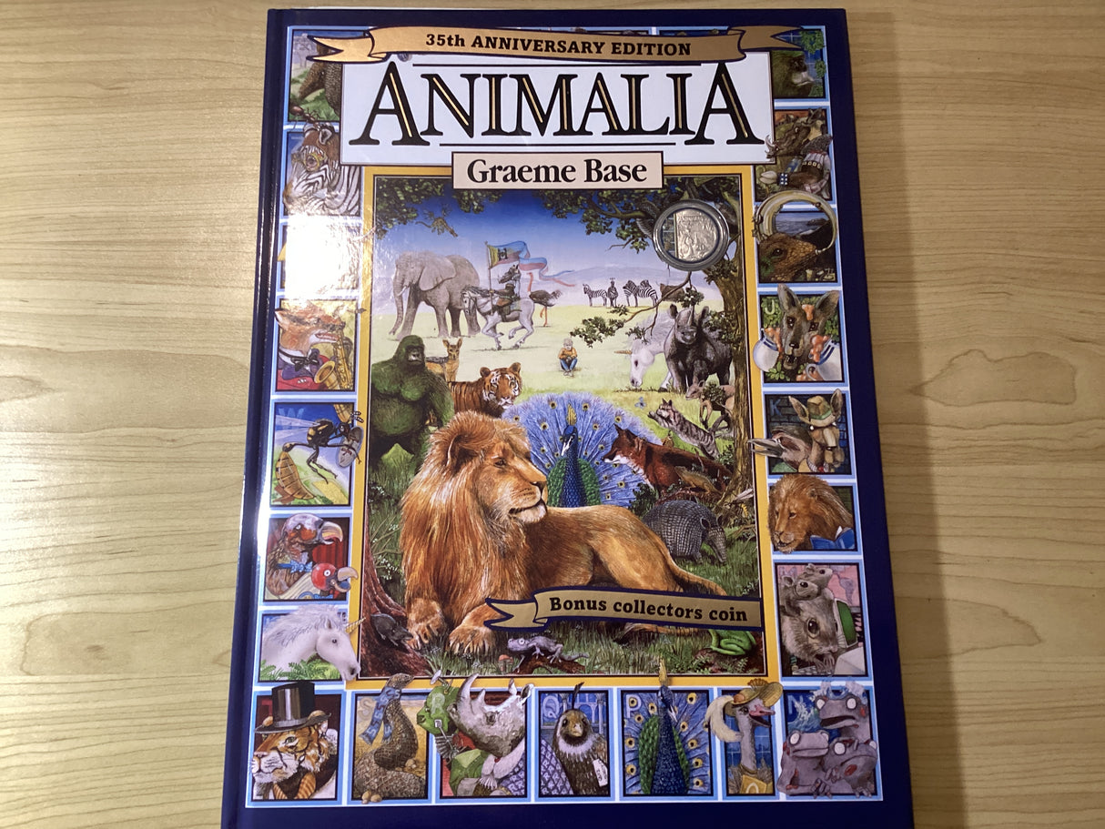 2021 Animalia Silver Plated Coin and Book Set