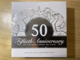 2019 50c Fiftieth Anniversary Silver Proof Coin