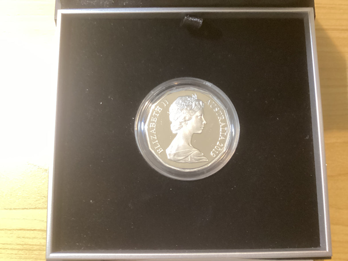 2019 50c Fiftieth Anniversary Silver Proof Coin