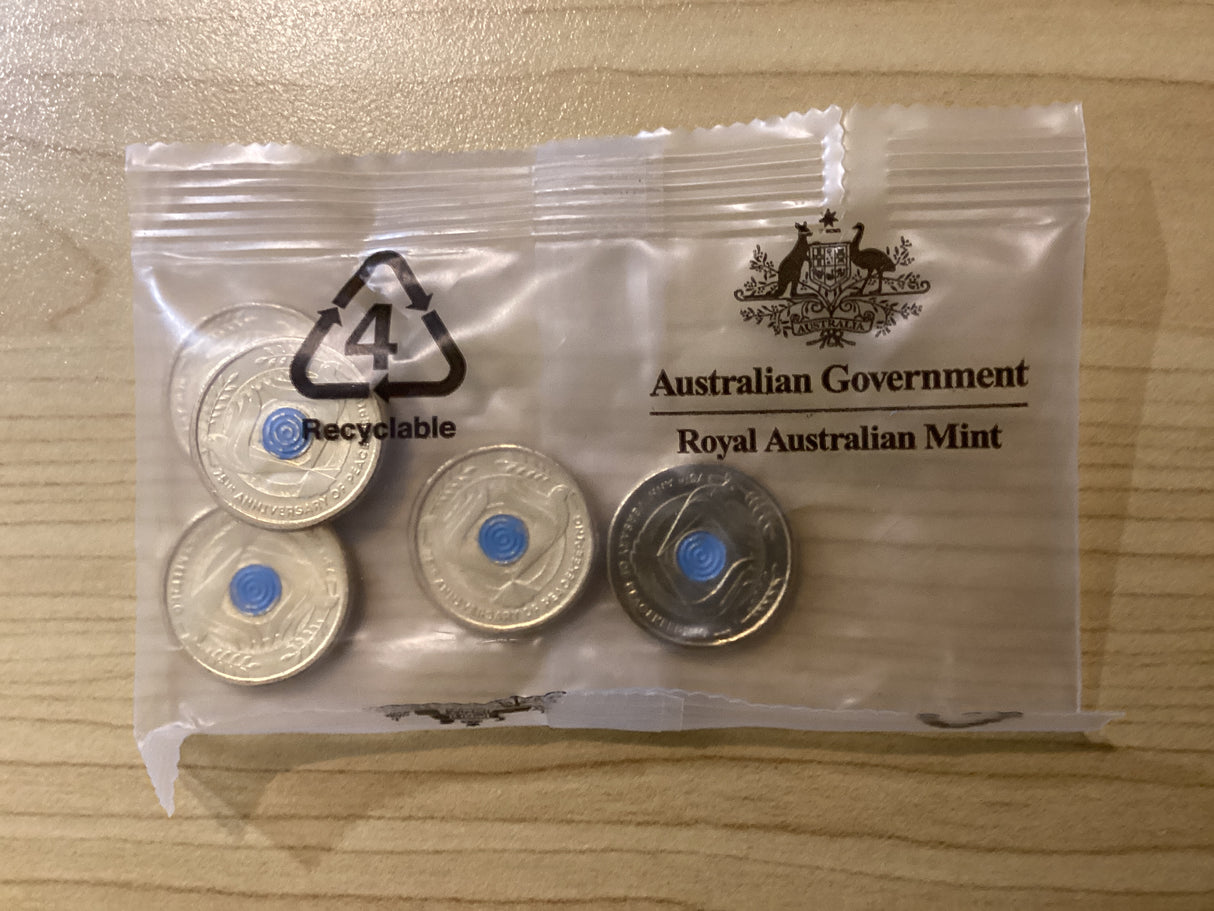 2022 $2 Peacekeeping Ram Satchel - 5 Uncirculated Coins