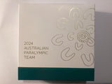 2024 $5 1oz Selectively Gold-Plated Fine Silver Proof Coin. Australian Paralympic Team.