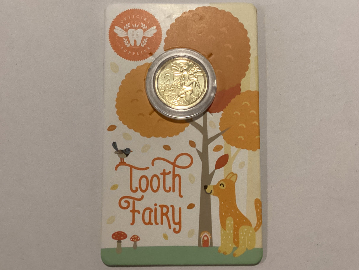 2024 $2 Carded Tooth Fairy Coin.