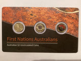 2021 $2 First Nations Australia's Three Coin Uncirculated Set