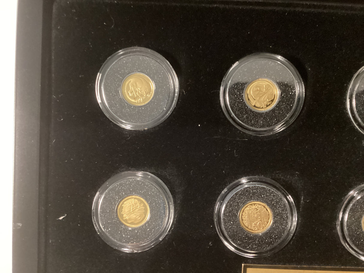 2012 Gold Proof Set. Australian Miniature Money Set