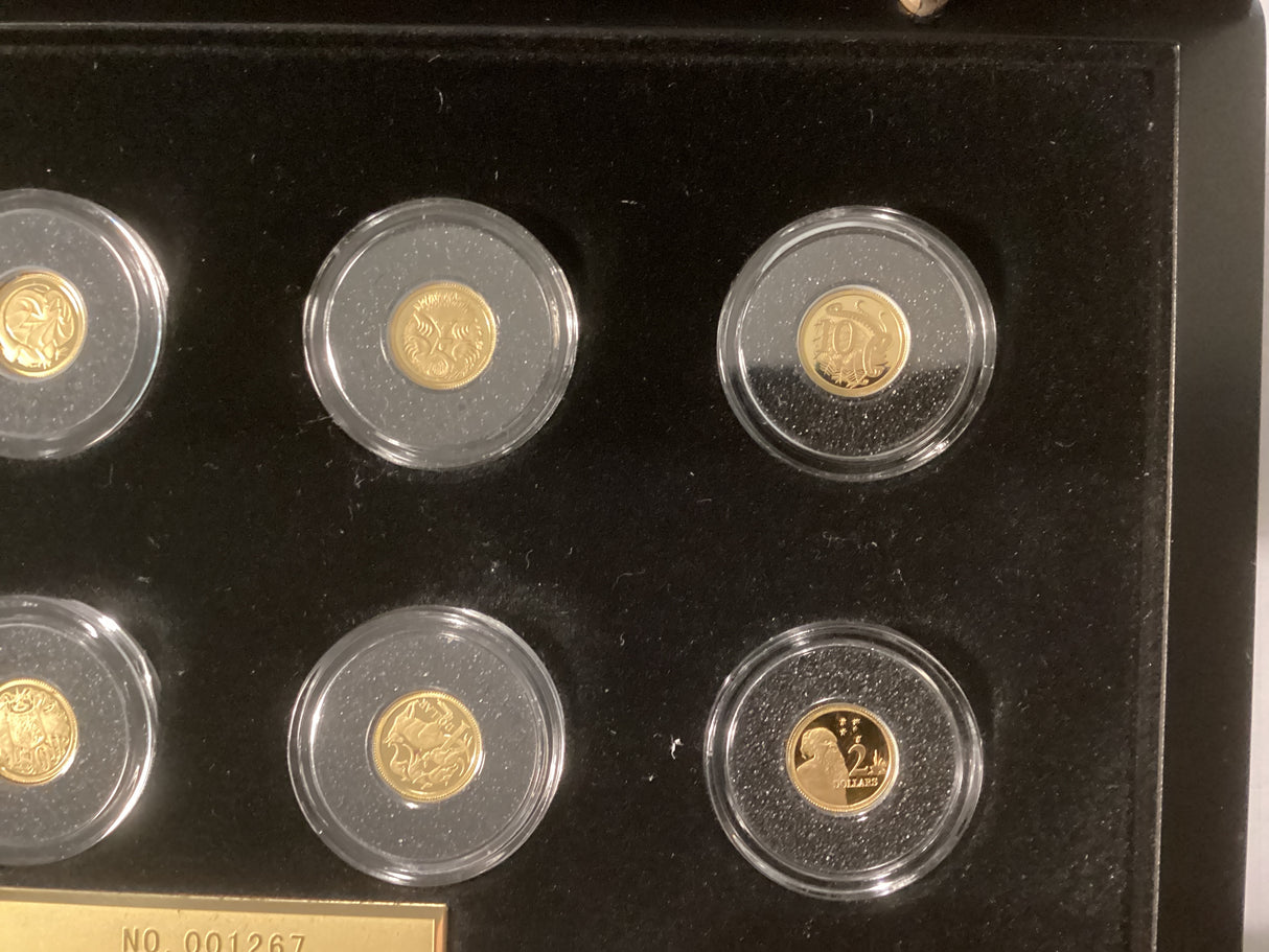 2012 Gold Proof Set. Australian Miniature Money Set