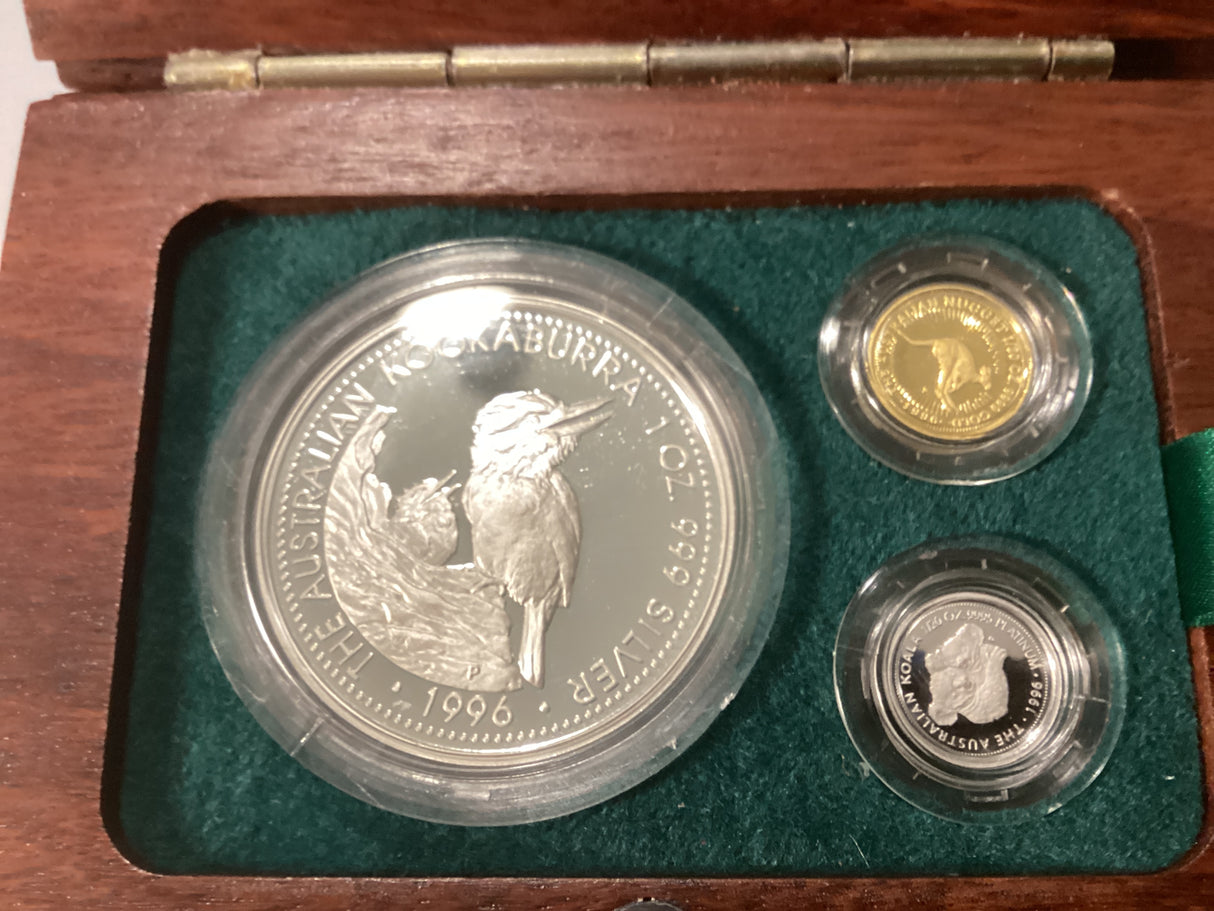 1996 The Australian Family of Precious Metals Proof Set