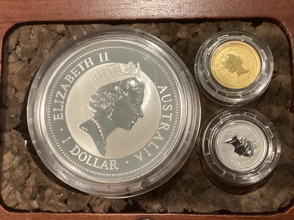 1996 The Australian Family of Precious Metals Uncirculated Set