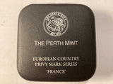 1996 1oz Silver Proof Kookaburra – European Country Privy Series: France