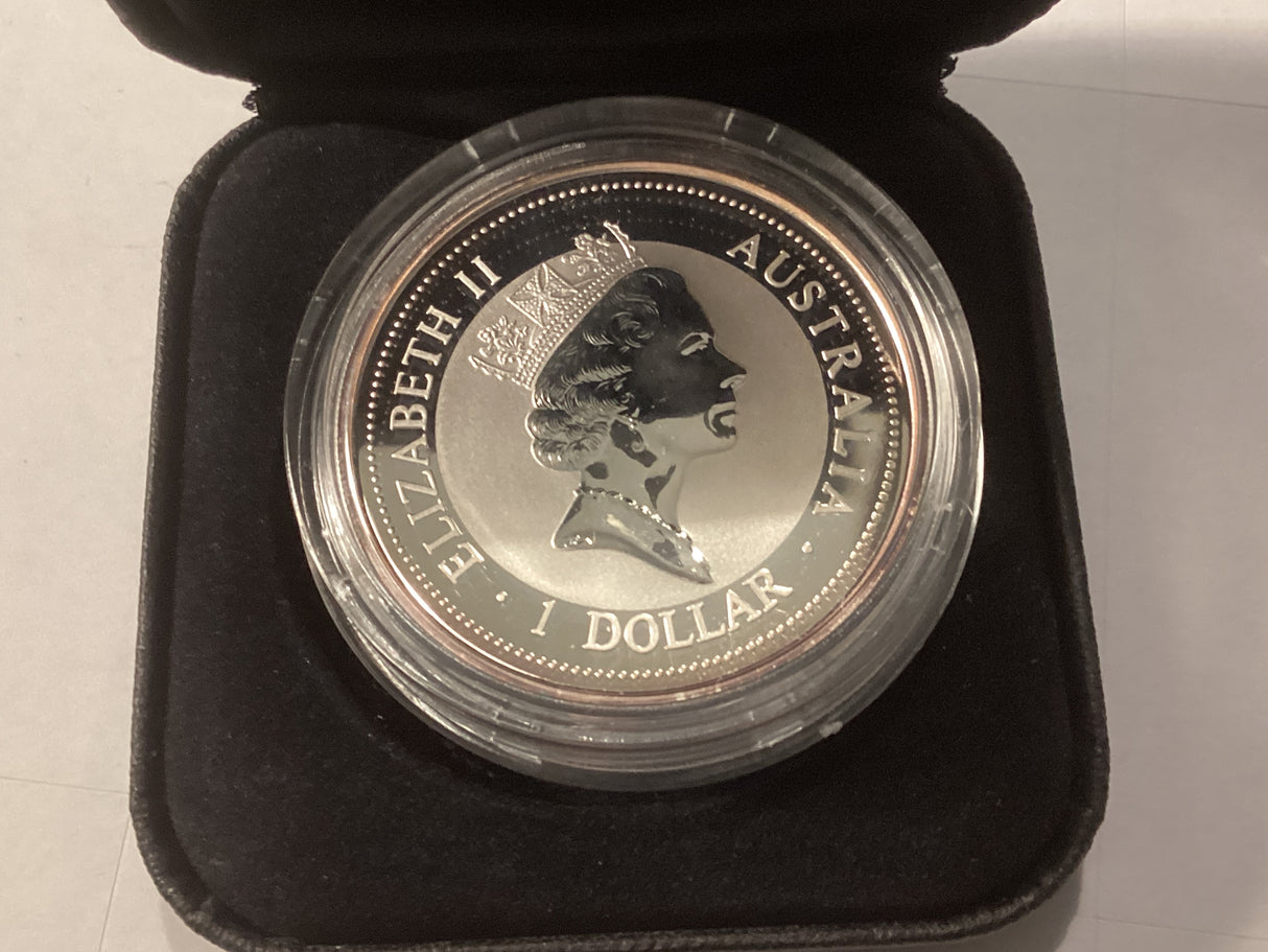 1998 1oz Silver Proof Kookaburra. European Country Privy Series. Spain