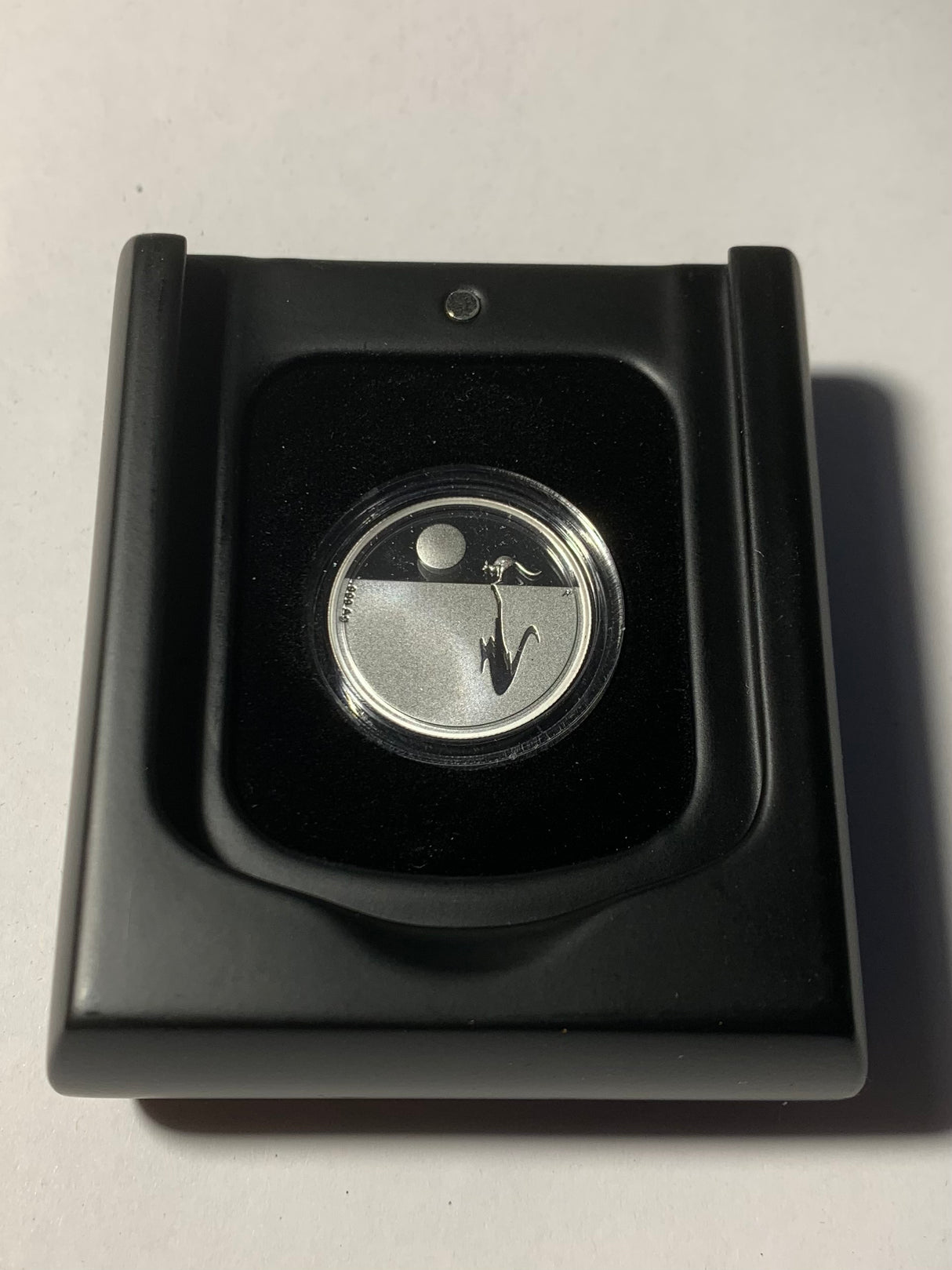 2019 $1 Kangaroo at Sunset Fine Silver Proof Coin.