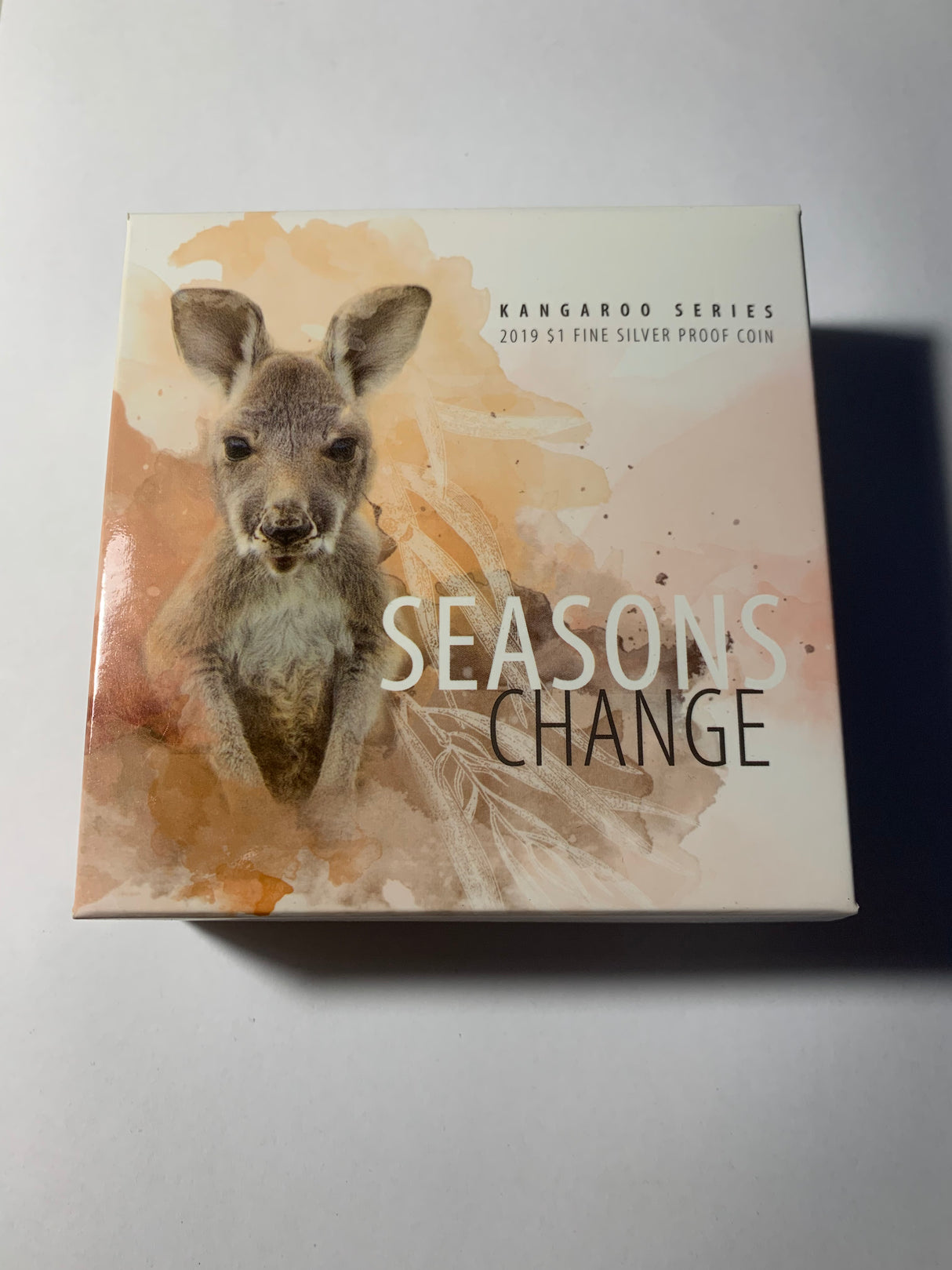 2019 $1 Kangaroo Series Fine Silver Proof Coin. Seasons Change.