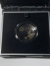 2019 $5 Silver/Nickel Plated Coloured Domed Proof Coin. 50th Anniversary of the Moon Landing.