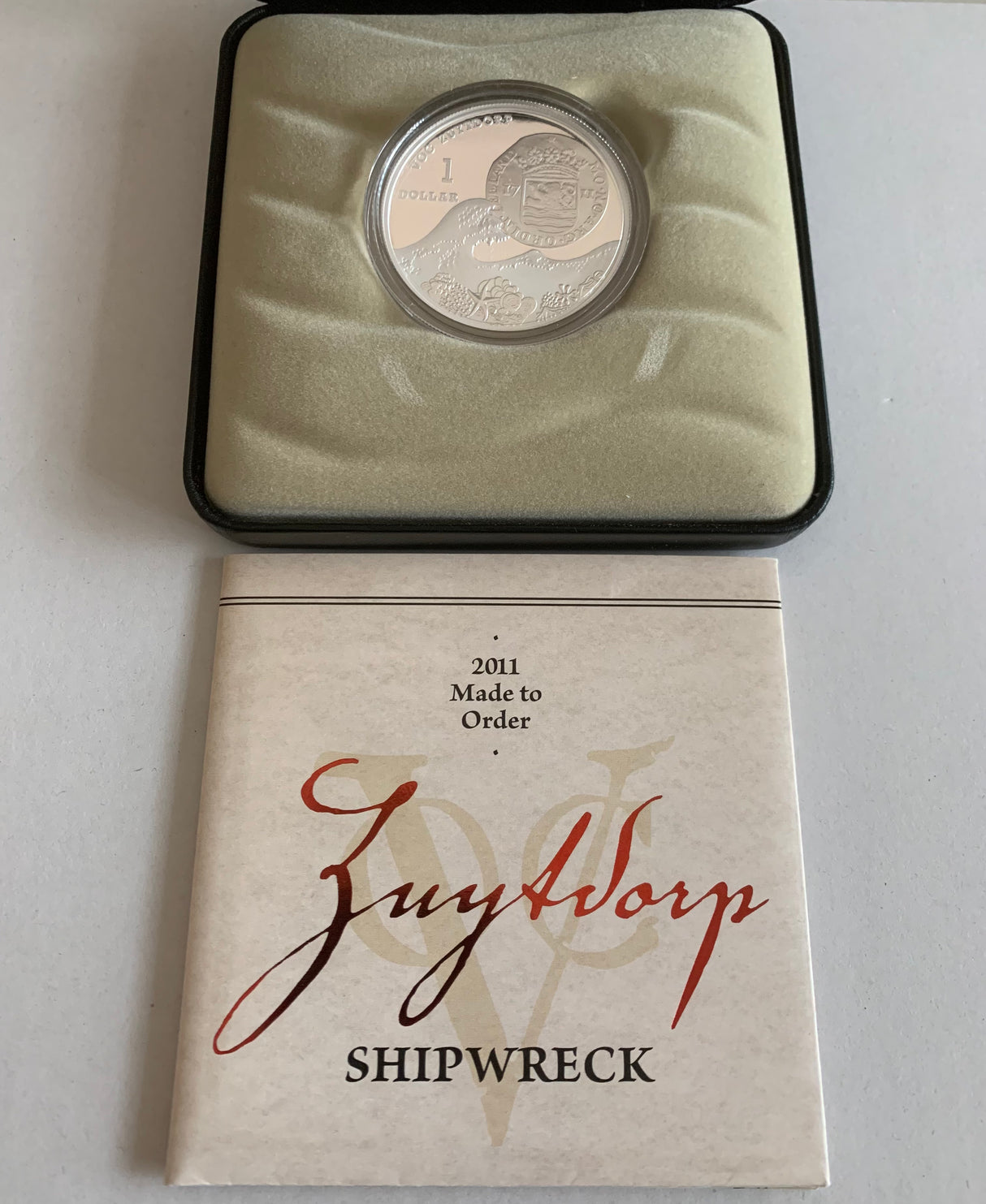 2011 $1 Fine Silver Proof Coin - Zuytdorp Shipwreck