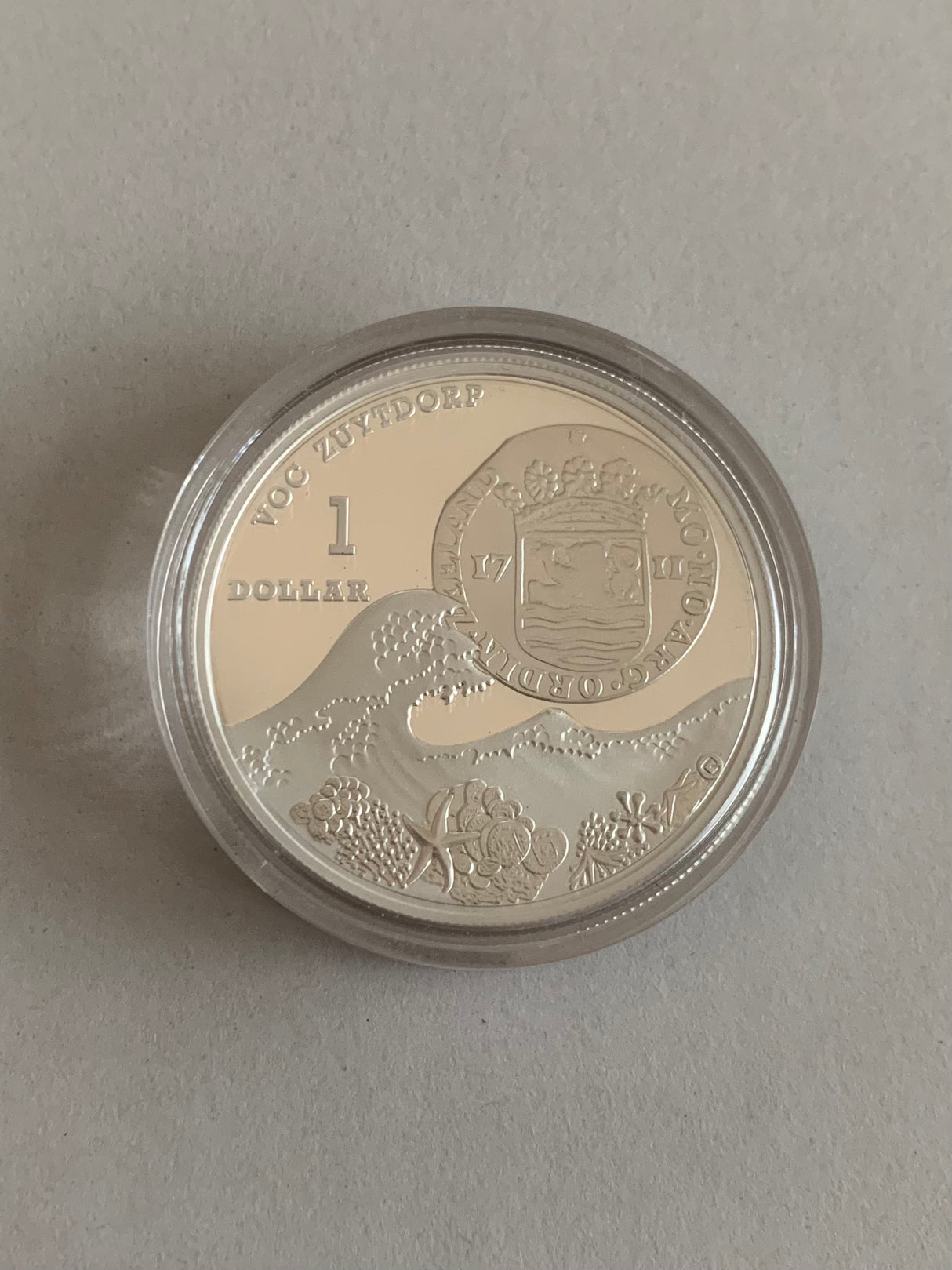 2011 $1 Fine Silver Proof Coin - Zuytdorp Shipwreck