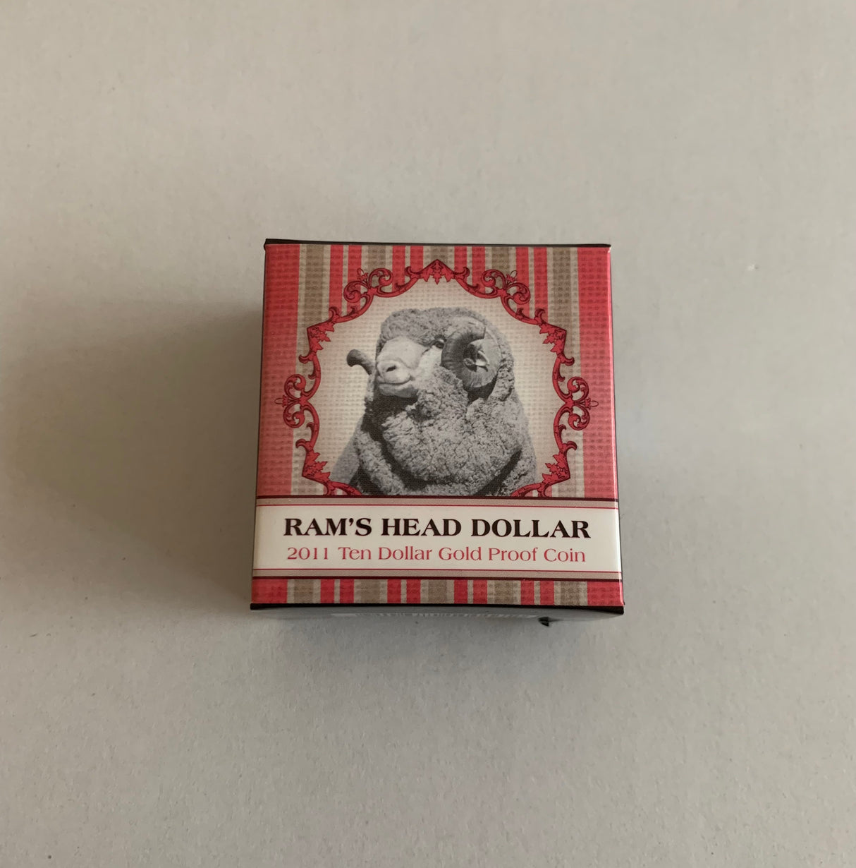 2011 $10 RAM'S HEAD DOLLAR PROOF GOLD COIN