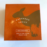 2020 $1 Silver Proof Coin. Kangaroo Series. Red Kangaroo