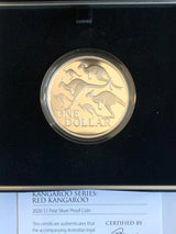 2020 $1 Silver Proof Coin. Kangaroo Series. Red Kangaroo