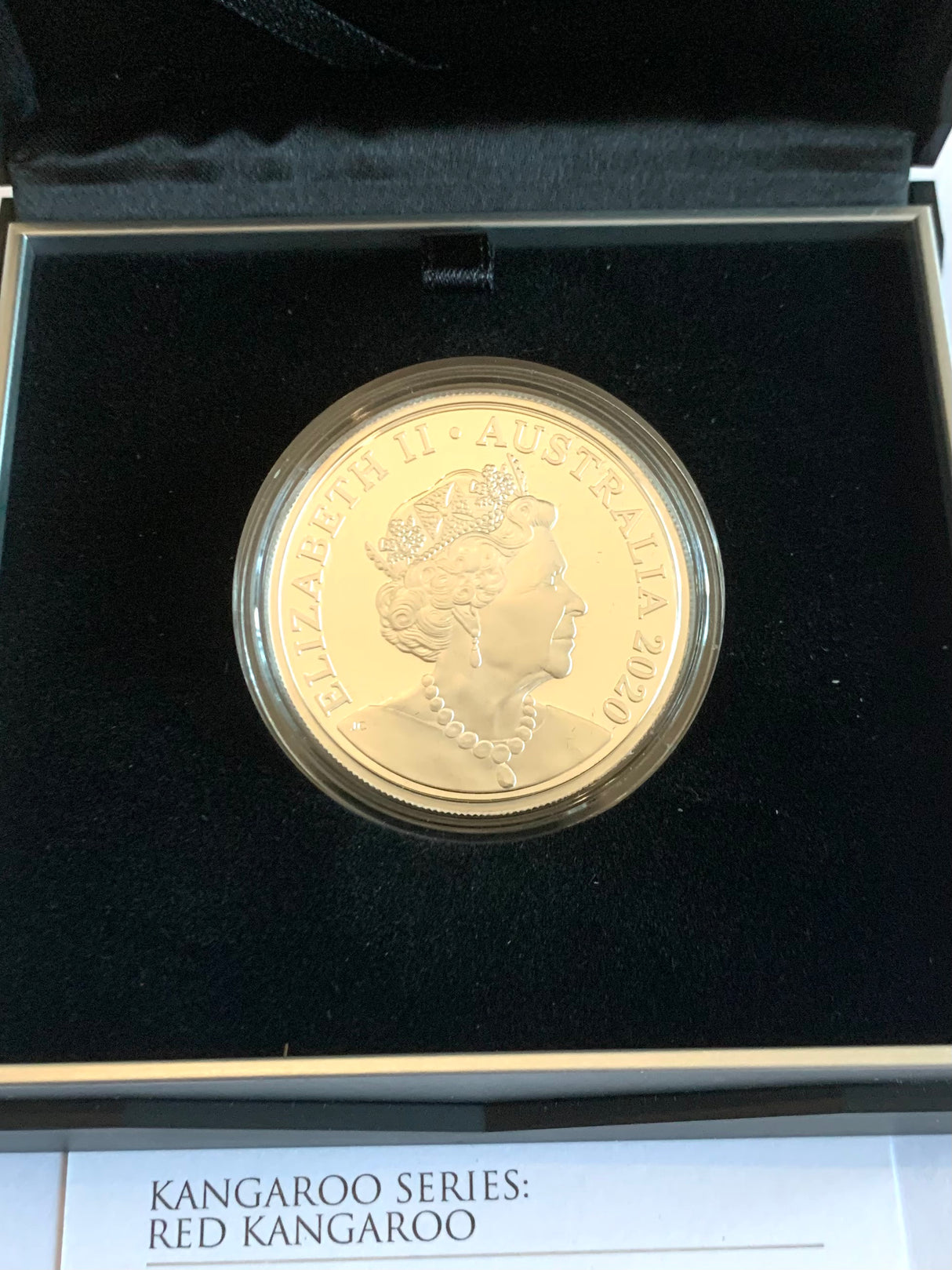 2020 $1 Silver Proof Coin. Kangaroo Series. Red Kangaroo