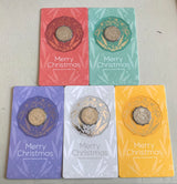 2020 Set of 5 x 50c Merry Christmas Uncirculated Coins