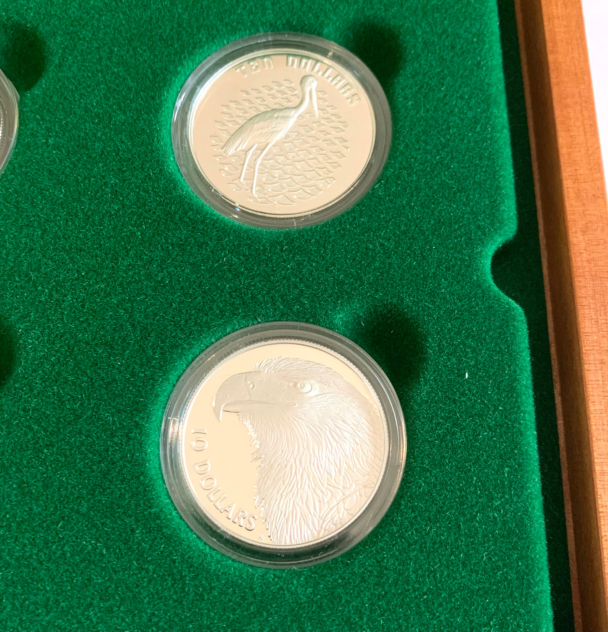 1989-1994 The Birds of Australia Silver Proof Collection - 6 Coins