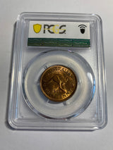 1959(m) Australian Halfpenny. PCGS MS64RB