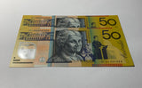 2005 $50 Last Prefix Banknote. Uncirculated. Run of 2. R520cL