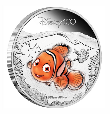 2023 Disney 100th Anniversary. Nemo 1/2oz Silver Proof Coin.