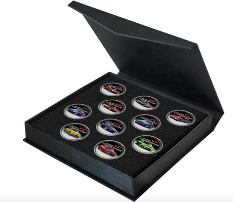 Holden Commodore Enamel Penny 10-Coin Collection