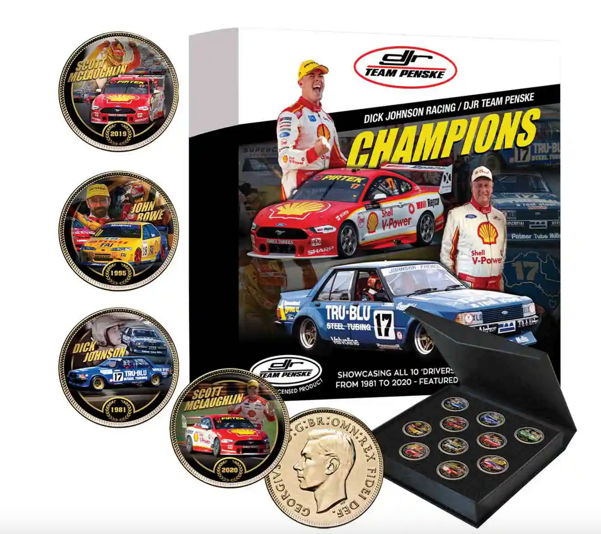 DJR Team Penske Enamel Penny Set