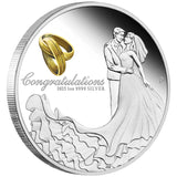 2025 Wedding 1oz Silver Proof Coloured Coin