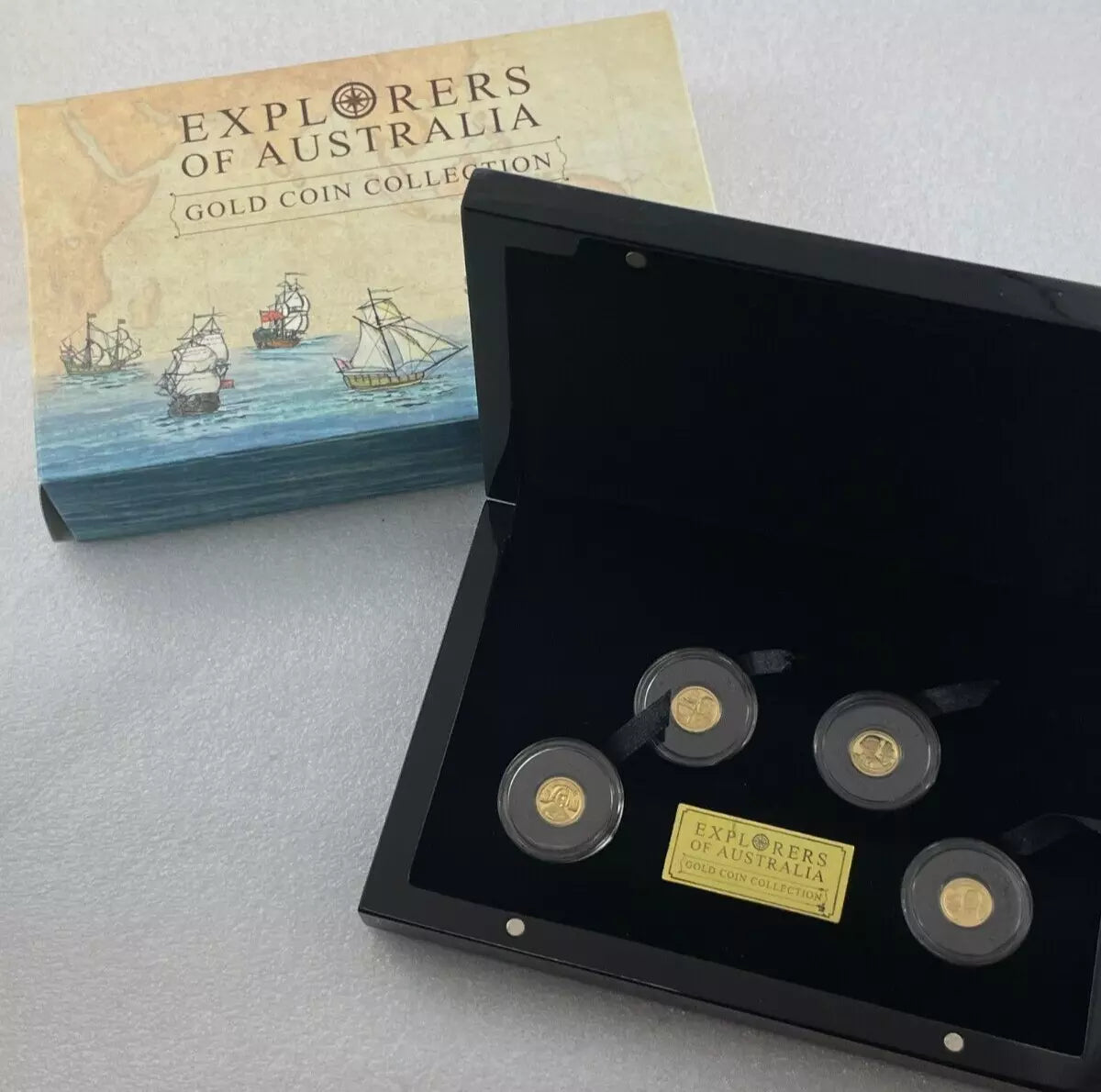 2013 Explorers of Australia 14ct Gold Coin Set